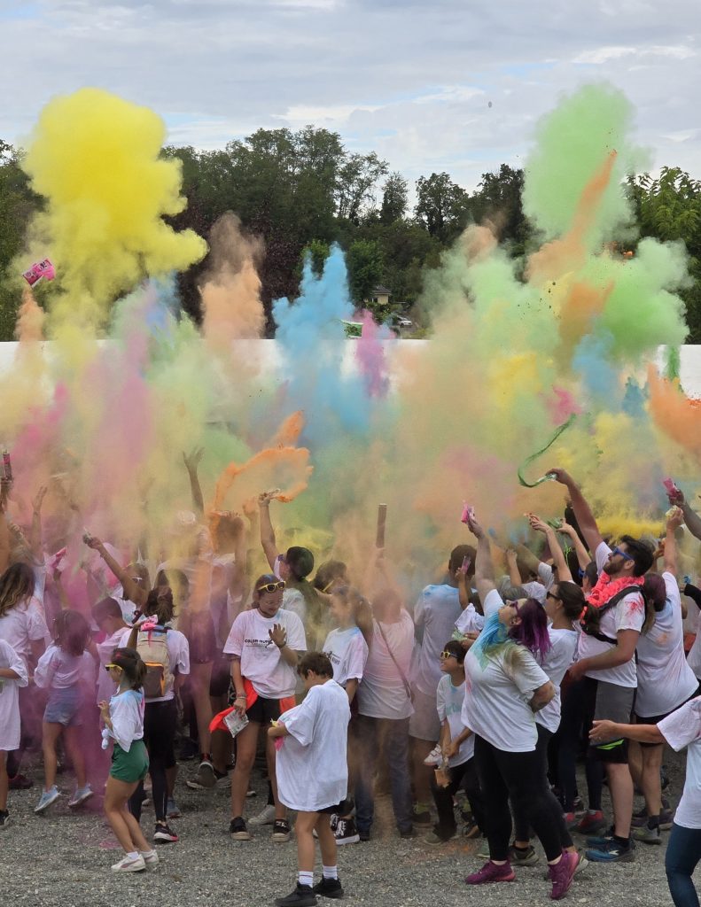 L&rsquo;Evénement – la Flax&rsquo; Color run à Flaxlanden : La course portée par l’OMSCAP, colorée, non chronométrée, qui fait courir tout un village…et bien au-delà